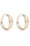 ELK  HULLE LARGE HOOP EARRING - GOLD