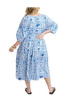 ELM DOLCE TILE MIDI DRESS