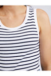 ELM INDRA STRIPE TANK - NAVY