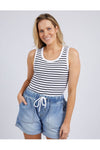 ELM INDRA STRIPE TANK - NAVY