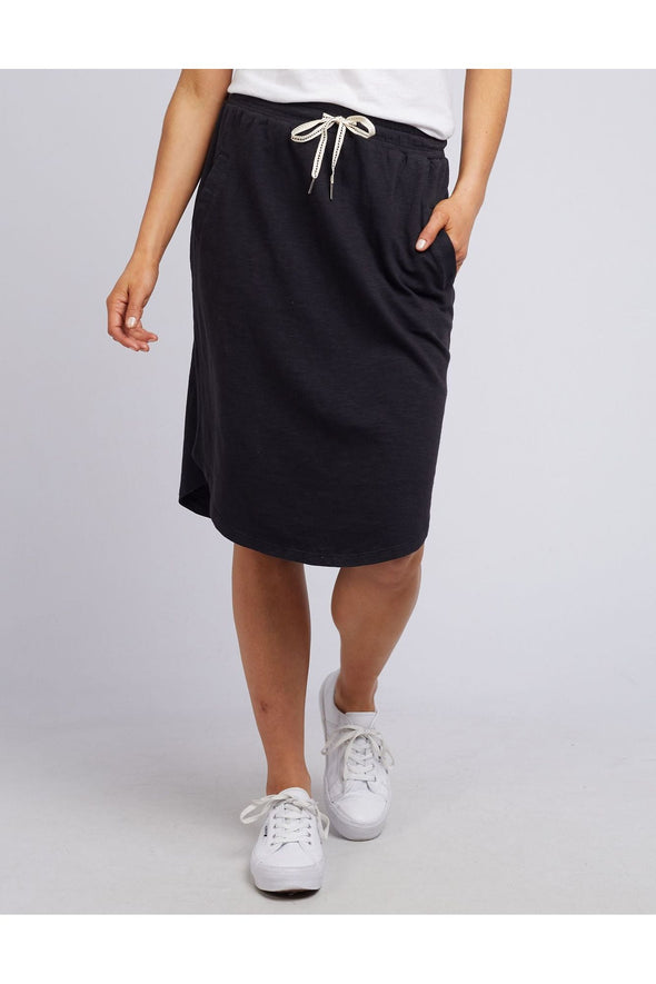 ELM FUNDAMENTAL ISLA SKIRT - BLACK
