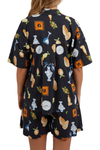 FOXWOOD ITALIAN SUMMER SHIRT - BLACK