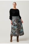 ONCE WAS HARPER WAIST PANEL SKIRT - DAHLIA FIELDS