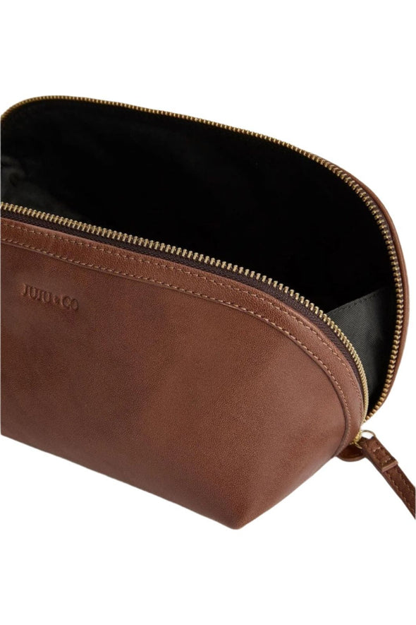 JUJU & CO TRANSIT POUCH - COGNAC