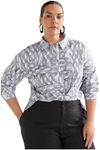 ELK JAGAR SHIRT - WHITE LINE PRINT
