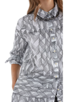 ELK JAGAR SHIRT - WHITE LINE PRINT