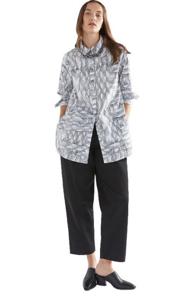 ELK JAGAR SHIRT - WHITE LINE PRINT