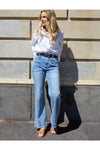 SAINT ROSE JAYNE  WIDE LEG JEAN - VINTAGE DENIM