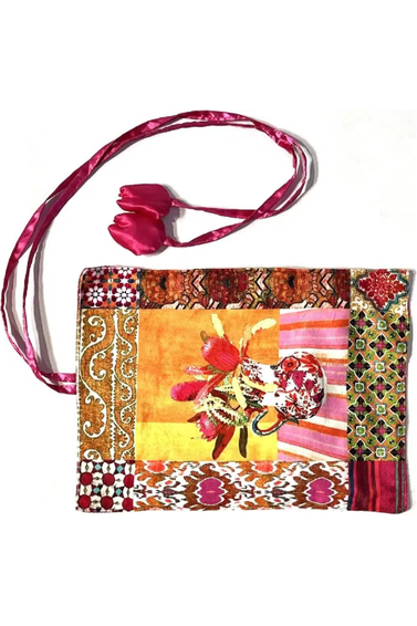 ANNA CHANDLER VELVET JEWELLERY ROLL