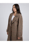 FOXWOOD JOIE TRENCH - TAN CHECK
