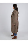 FOXWOOD JOIE TRENCH - TAN CHECK