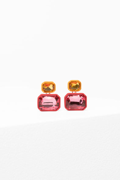 ELK JULE STUD EARRING - CORAL