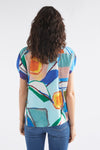 ELK KASH TOP - SUN PRINT