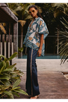 ONCE WAS KIMONO COTTON SILK TOP - TUKANO