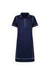 VASSALLI  KNIT DRESS - NAVY