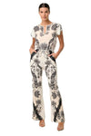 ONCE WAS LEANDRO CONTRAST PANT - IMPERIAL STONE