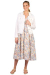 VASSALLI LINEN JACKET - WHITE