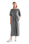 ELK LISSU DRESS - SILVER BLACK