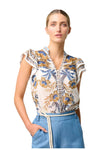 ONCE WAS LUMA COTTON SILK TOP - GOLDEN MEDINA
