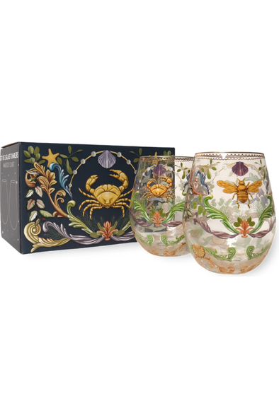 LALA LAND GLASS TUMBLER - MAJESTIC COAST (SET)