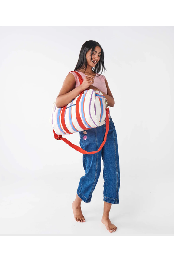 KIP&CO DUFFLE BAG MALDIVES STRIPE