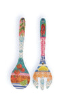 LALA LAND SALAD SERVERS - MEDITERRANEAN SUMMER
