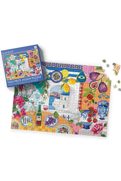 LALA LAND 1000 PIECE PUZZLE - MEDITERRANEAN SUMMER