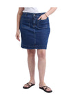 ELM LENNOX DENIM SKIRT - DARK BLUE