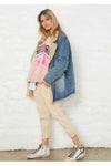 HAMMILL & CO NATURAL DISTRESSED JEAN