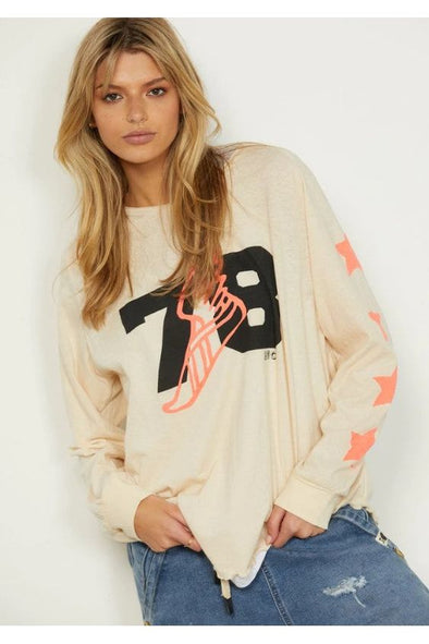 HAMMILL & CO NATURAL L/S TEE