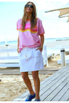 HAMMILL & CO RETRO SKIRT - WHITE