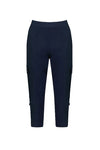 VASSALLI POPLIN PULL ON PANT - NAVY