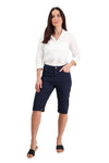 VASSALLI POPLIN SHORT - NAVY