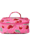 KIP&CO QUILTED COTTON TOILETRY CASE O/S