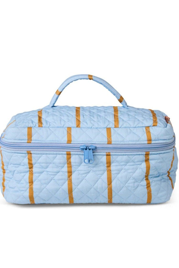 KIP&CO QUILTED COTTON TOILETRY CASE O/S