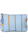 KIP&CO QUILTED COTTON TOILETRY PURSE O/S