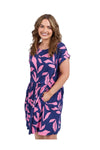 ELM MIMOSA DRESS - BLUE DEPTHS