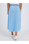 ELM ROMY SPOT SKIRT - AZURE BLUE SPOT