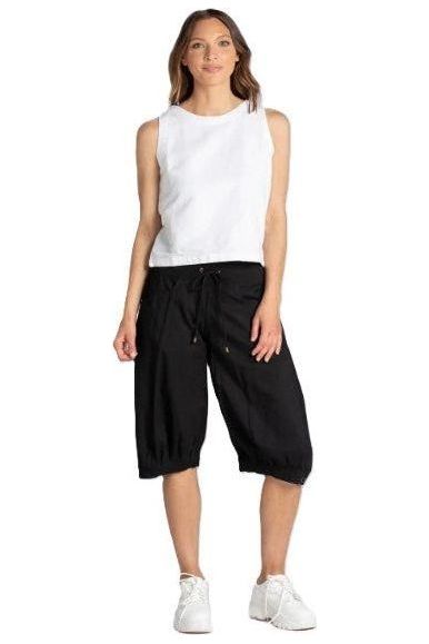 BOOM SHANKAR ROSE LINEN TOP - WHITE