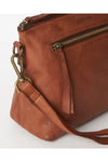 JUJU & CO LARGE ESSENTIAL POUCH - COGNAC