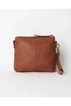JUJU & CO LARGE ESSENTIAL POUCH - COGNAC