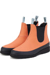 ROLLIE FIELDS CHELSEA RUBBERISED BOOTS - ORANGE