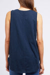 ELM SCOOP TANK - NAVY