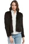 365 DAYS FAUX FUR SHORT JACKET - CHOCOLATE