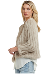 365 DAYS FAUX FUR SHORT JACKET - STONE