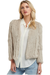 365 DAYS FAUX FUR SHORT JACKET - STONE