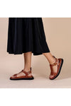 EOS SLAYS SANDAL - BRANDY