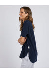 ELM SOCIETY S/S TEE - NAVY
