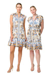 ONCE WAS SORAYA COTTON SILK DRESS - GOLDEN MEDINA