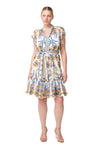 ONCE WAS SORAYA COTTON SILK DRESS - GOLDEN MEDINA